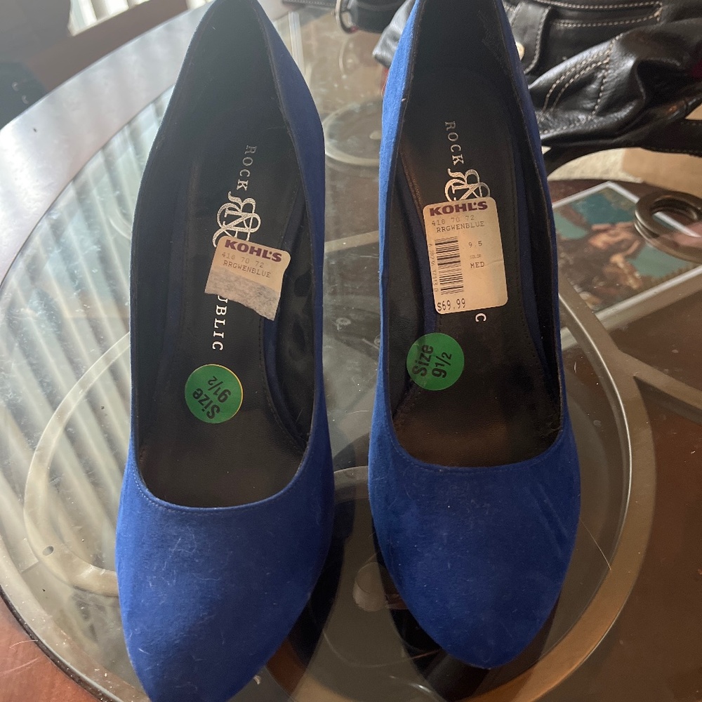 Rock Republic Royal Blue Heels